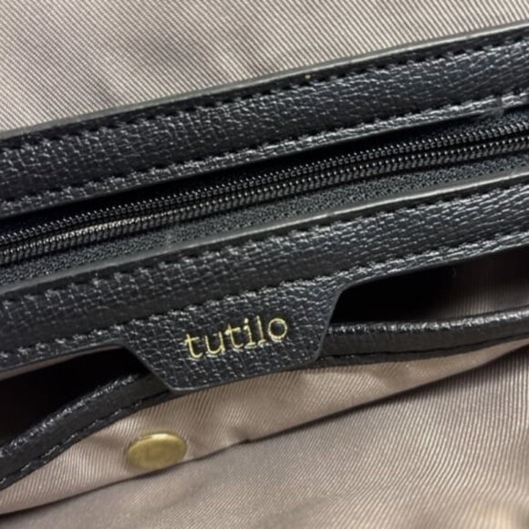 Tutilo New York Women Laptop Tote Bag with Detachable Clutch - Picture 11 of 16